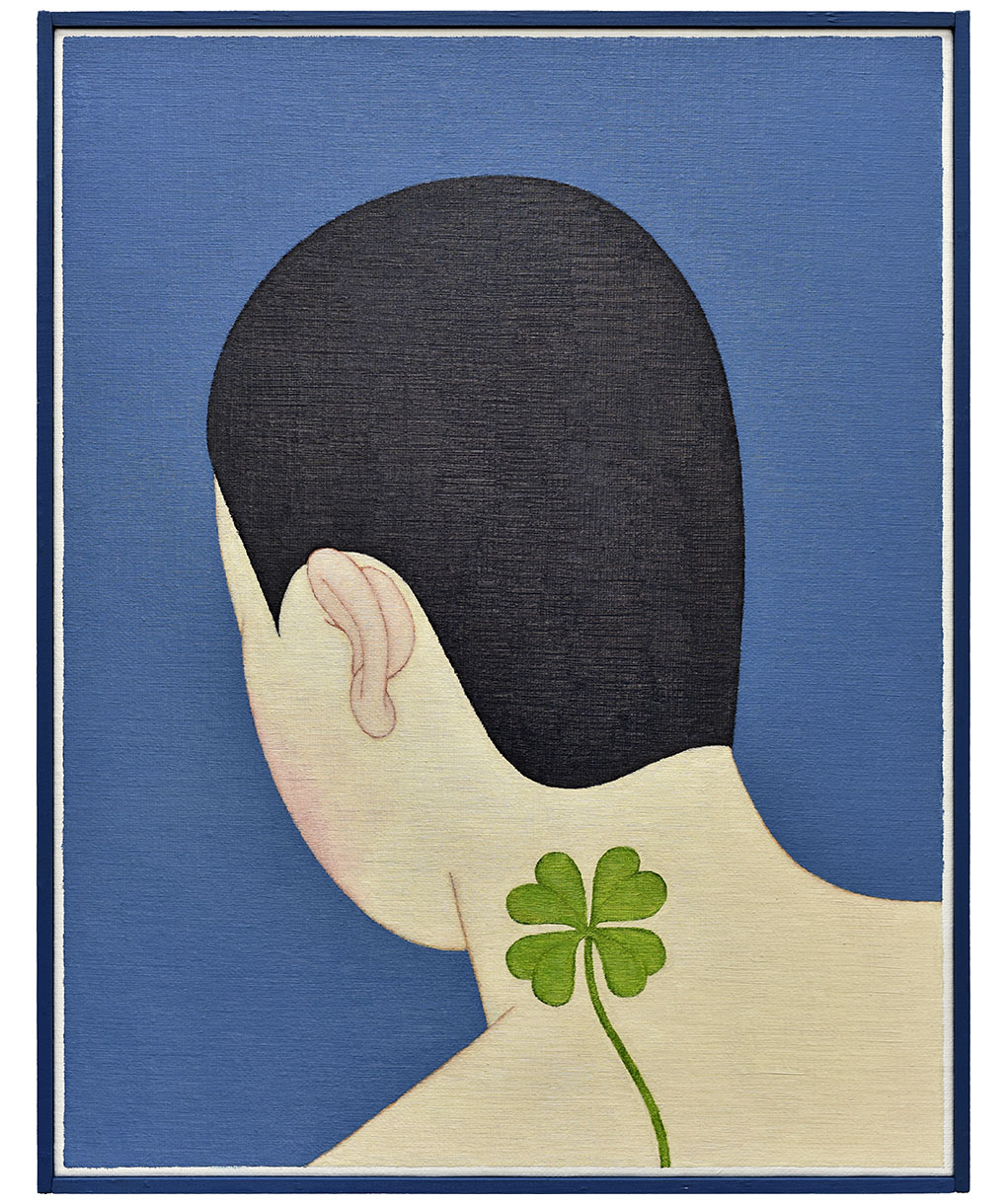 토끼풀사람 1-1 CLOVER-SOMEONE 1-1 41.7cm x 32.7cm oil on canvas 2017.jpg