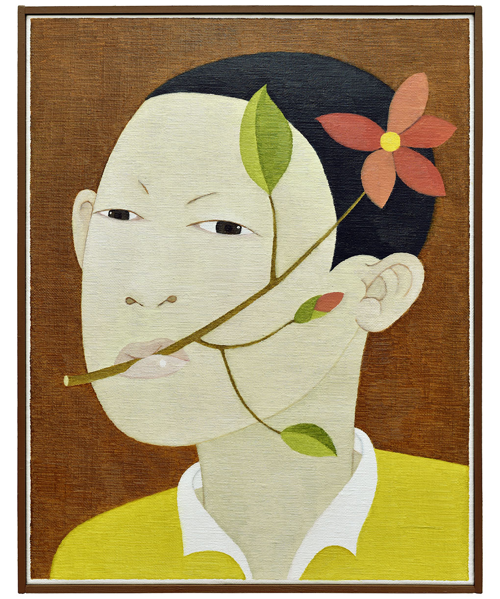 꽃사람 1-2 FLOWER-SOMEONE 2 41.7cm x 32.7cm oil on canvas 2017.jpg