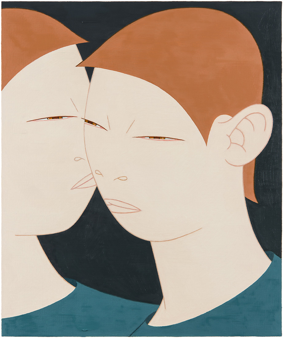 두 사람- 키스 TWO PEOPLE 2019 Oil on canvas 72.7cm x 60.6cm.jpg