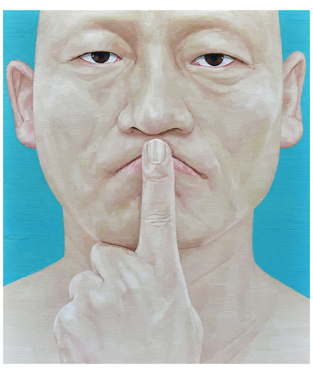 한 사람으로서의 자화상-79. 53cm x 45.5cm Oil on Canvas. 2015 .jpg