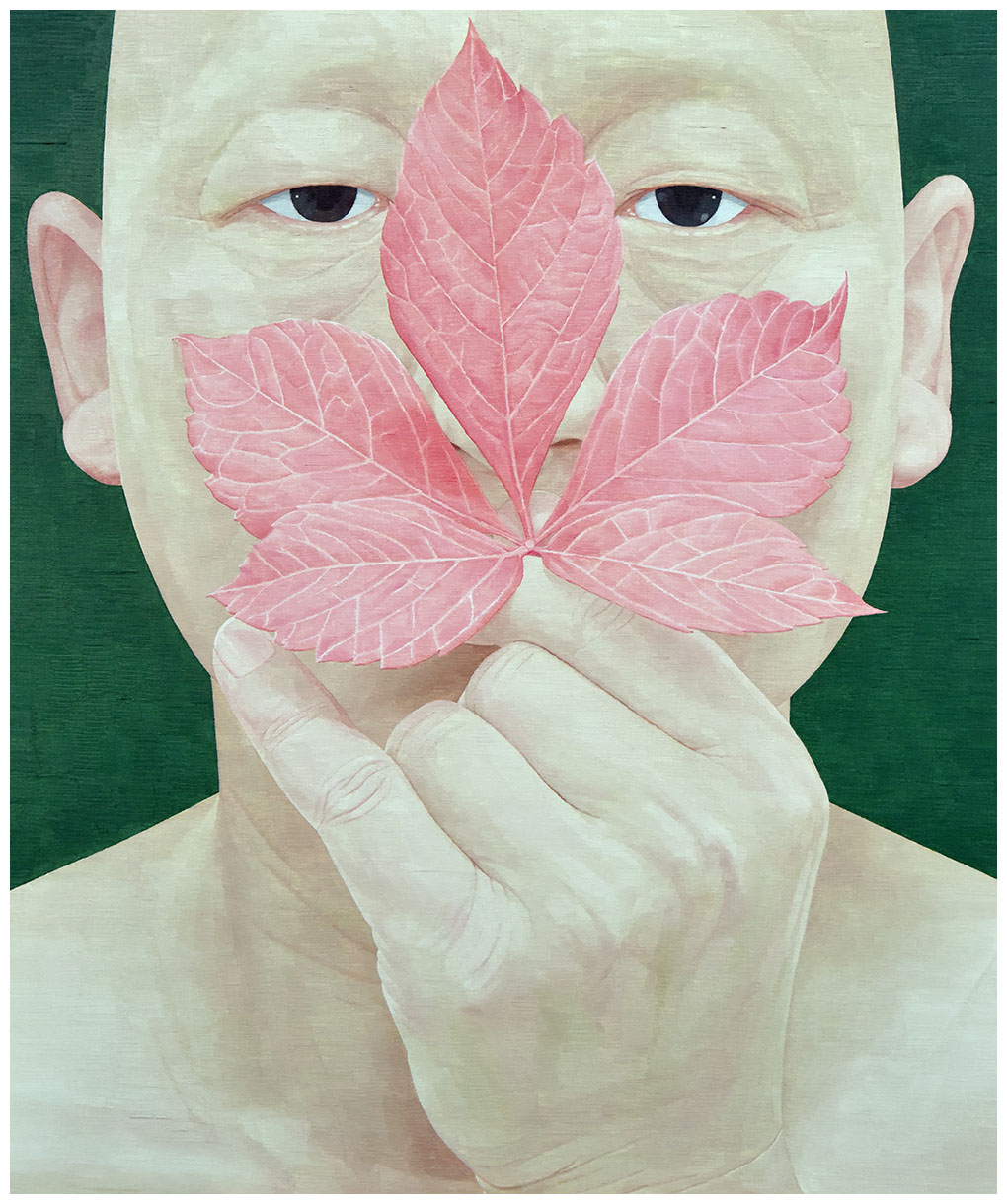 한 사람으로서의 자화상- 담쟁이 120cm x 100cm Oil on Canvas 2016.jpg