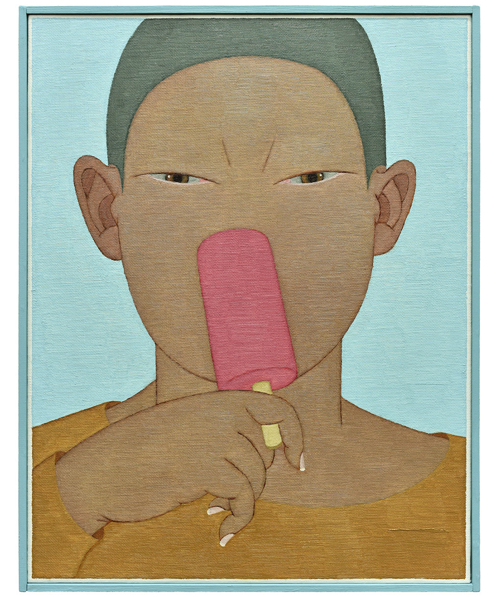 하드사람 EIS CREAM BAR-SOMEONE 41.7cm x 32.7cm oil on canvas 2017.jpg